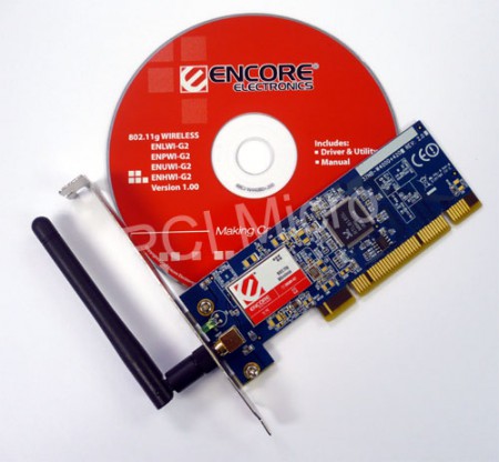Encore ENLWI-G2 802.11G Wireless PCI Adapter (54 Mbps)